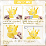 Golden Birthday Party Decorations, Gold Glitter Stay Golden Honeycomb Centerpieces For Women Men Golden Birthday Party Decorations Supplies Accessories Favors Gift