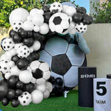 94pcs Soccer Balloon Arch Kit β Black & White Balloons for Football Party Decor