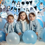 Penguin Happy Birthday Banner & Streamers – Party Supplies for Kids & Teens