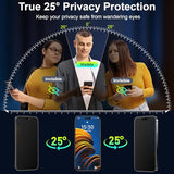 2 Pack Matte Privacy Glass Screen Protector for iPhone 15 Pro Max Anti-Glare & Anti-Spy,Anti-Reflection, Smooth as Silk, Military-Grade 9H