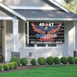 Trump 45Th 47Th President Flag Trump Vance Won Took America Back Flag For Yard Bedroom Garden Car Outdoor Decor With 2 Brass Grommets.3X5 Feet.