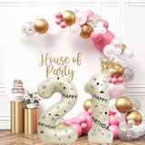 40in White Foil Number 21 Balloon for Birthday Anniversary & Party Decor