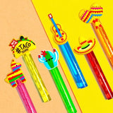Fiesta Party Favors,24Pcs Mexican Taco Bubble Wand For Cinco De Mayo Fiesta Birthday Party Supplies,Classroom Prizes Pinata Goodie Bag Stuffers Gifts
