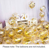 Black Metallic Glitter Foil Confetti Round Table Confetti Dots For Wedding Party Celebration Decorations 1.8Oz - 0.6Inch (Gold)