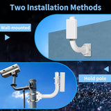 Universal Wireless Bridge Bracket Mount, Pole And Wall-Mounted Mount For Outdoor Point To Point Ap Access Point Client Bridge Cpe,Tv Antenna,Wifi Extender,Weather Station,Router (1 Pcs)