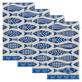 , 20-Count 3-Ply Dinner Size Paper Napkins, Decorative Guest Paper Napkins For Party Picnic, Dinner, Baby Shower, Bridal Shower, Fish