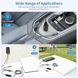 Power Cable for Starlink Mini 10FT/3M, 3-in-1 Car Charger/USB-C/DC to DC Power Cord, Waterproof Extension Accessories Adapter for RV/Truck/Outdoor