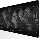 Gaming Mouse Pad, Oversized Mouse Mat Natural Rubber Blank Desk Mat Heavy Duty, Water Resistant Keyboard Pad For Gamer, Office And Home Use (90X40 Map)