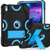 Case For 11-Inch (A16) 2025/ 10Th Generation 2022 (10.9 Inch), Shockproof Cover 10Th Generation With Pencil Holder & Kickstand, Black+Blue
