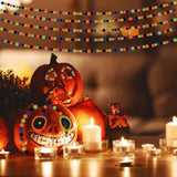 1200 Pieces Halloween Pom Poms Balls in 4 Sizes for DIY Crafts & Party Decorations