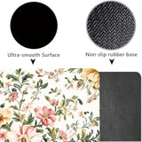 Square Mouse Pad Vintage Floral Mouse Mat Small Office Mouse Mat Non-Slip Rubber Base Computer Mouse Pads Suitable For Office Laptops 7.9" X9.5β