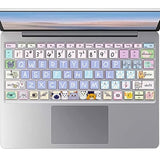 Keyboard Skin For 2021 2020 Microsoft Surface Laptop Go 12.4" & 2022 Surface L
