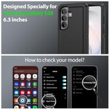 Heavy Duty Protective Phone Case for Samsung Galaxy S26 Black