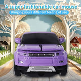Wireless Mouse Car Computer Mouse For Pc Laptop (Purple)