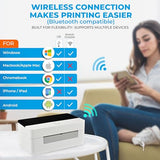 2054N Wireless Shipping Label Printer With Usb And Wireless, For Connect To Bluetooth-Enabled Computer Devices, Support Ios, Android & Windows For 4X6 Direct Thermal Labels (Roll & Fanfold)