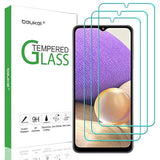 (3 Pack) Compatible For Samsung Galaxy A32 5G Screen Protector Tempered Glass, Touch Sensitive,Case Friendly, 9H Hardness