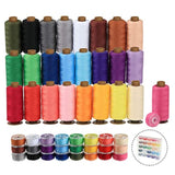 50 Pcs Prewound Bobbins Sewing Thread Kit, 400 Yards Each, 25 Assorted Colors