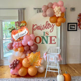 Pumpkin Balloon Garland Kit: Boho Fall Party Decor