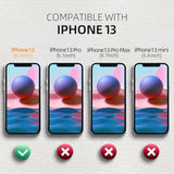 For Iphone 13 Waterproof Case, Built-In Shockproof Dustproof Screen Protector, Ip68 Underwater Full Body Sealed Dropproof Protective Cover For Iphone 13 6.1 Inch (Black)