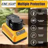 Dc9310 Charger For Dewalt 7.2V-18V Xrp Ni-Cd Ni-Mh Battery Dc9096 Dc9098 Dc9099 Dc9091 Dc9071 De9057 Dw9096 Dw9094 Dw9072 18V Dewalt Battery Charger