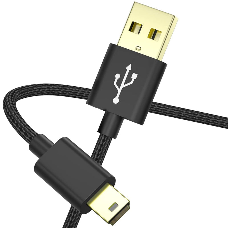 Camera Usb Cable,Braided Mini Usb Data Transfer Cord For Canon Rebel/Powershot