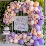 Pastel Purple Balloon Arch Kit: Lavender Birthday Party Decor