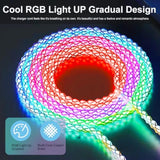 Usb C Cable For Iphone 15 16 Pro Max Plus Carplay, 3.3Ft Rgb Light Up Gradual Usb A To Type C Charger Cord Led Charging Cable For Iphone 15 16, Ipad Air, Ipad Mini, Samsung Galaxy Ai S24 S23, Lg More