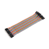 120Pcs Male To Male Dupont Cable Line 40P 21Cm Dupont Color Cable Breadboard Wire Adapter Cable 20Cm