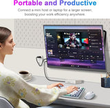 16" Portable Monitor, 165Hz (Support 144Hz),100% Srgb, 16:10 1200P Fhd Ips Hdr Gaming Monitor, Ultra-Slim Travel Monitor With Speakers, External Second Screen For Laptop, Ps,Mac, Xbox,Switch