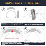 Headband Cover For Sennheiser Pro Audio Hd 25/Hd25 Plus/Hd25 Se Monitor Dj Headphones, Replacement Headstrap Pad Repair Part - Black
