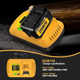 For Dewalt Battery Charger, Replace For Dewalt 20V Max And 60V Max Rapid Charge, Compatible With All 20V Max* And 60V Max* Dewalt Batteries (Charger Only)