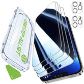 4+2 Pack for iPhone 14 Pro Privacy Screen Protector with Camera Lens Protector 6.1 inch,9H+Tempered Glass[12FT Military Grade Shatterproof &100%