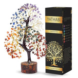 7 Chakra Tree Of Life Decor - Crystal Tree - Feng Shui Decor - Crystal Bonsai Tree - Gem Tree - Gemstone And Crystals - Spiritual Tree - Chakra Stones - Crystal Gifts - Birthday Gift For Women