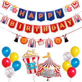Carnival Theme Party Decorations, Circus Party Decorations, Carnival Birthday Party Decorations, Circus Birthday Party Supplies | Carnival Banner | Circus Banner | Carnival Balloons Decor