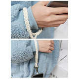 Boho Macrame Phone Wrist Strap Lanyard Keychain Anti-Loss Charm