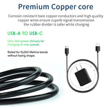 Phantom 2 Charger 5Ft Usb C Fast Charger Charging Cable Cord Compatible With For Bushnell Phantom 2 Charger, Treblab Hd77/Hd-Max Speaker, Comiso E6 E26 Earbuds, Ampcaddy Version 3 Pro Max Speaker