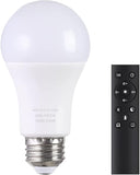 A19 LED Light Bulb 9W 60W Equivalent 800LM Remote Control Dimmable E26 Warm to Cool White