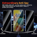 Privacy Screen Protector For Samsung Galaxy A51/A52/A52S 5G/A53 6.5 Inch 3 Pack, Tempered Glass Film Anti-Spy Scratch Resistant 9H Hardness Case Friendly