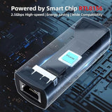 Usb-C 2.5Gb Ethernet Adapter, Usbc To Rj45 Lan Connector,2.5 Gigabit Network C