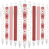 36 Pcs Valentine'S Day Pens Bulk Valentines Coworker Gift Heart Ballpoint Pen With Black Ink Pink And Red Retractable Pens Bulk For Employee Office Staff Supplies Friend Family, 4 Styles