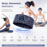 Bluetooth Headphones, Sleep Headphones Headband Wireless For Sleeping Side Sleepers - Adjustable Sleep Headphone, And Bluetooth Headbands For Women Men(Grey)