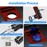 2 Pack 12V Usb Outlet Wired Charger Multi Port, Dual Pd3.0 & Qc 3.0 Multiple Port For Car, Usb Socket With Power Switch, Fast Charger For Tablet, Suitable For Car Boat Rv Marine Atv