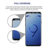 Galaxy S9 Plus Screen Protector Privacy 2-Way Anti Spy (2 Pack) Curve Fit Soft Film (Not Tempered Glass) For Samsung S9+ With 1-Pack Back Skin Protector