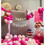 Pink Balloon Garland Arch Kit, 148Pcs Hot Pink Balloons, Metallic Gold Rose Latex Balloons With Confetti Balloon, For Wedding, Girl’S Theme Party Decorations