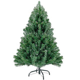 4Ft Green Christmas Tree - Premium Hinged Artificial Small Christmas Tree, Canadian Fir Full Bodied 4 Feet Tree With 320 Tips, Lightweight And Easy To Assemble Holiday Décor Tree With Metal Stand