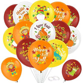 Fall Balloons: 32pc Thanksgiving Autumn Party Decor