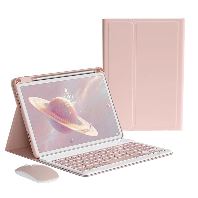 Ipad 10Th Generation 2022 Keyboard Case Mouse, Magnetically Detachable Wireles