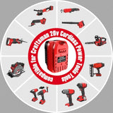 Adapter For Craftsman V20 Cordless Tools, For Makita 18V Li-Ion Battery Convert To For Craftsman New 20V Power Tool (Adapter Only)