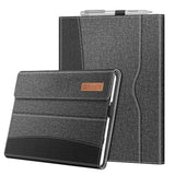 Fintie Protective Case for Microsoft Surface Go 4/3/2/1 (2023/2021/2020/2018) - Multi-Angle Portfolio Business Cover with Pocket, Compatible with Type Cover Keyboard, Gray