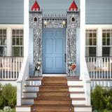 4Pcs Medieval Castle Entryway Hanging Banners Knight Party Decorations